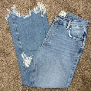 Free People Distressed Women Jeans
